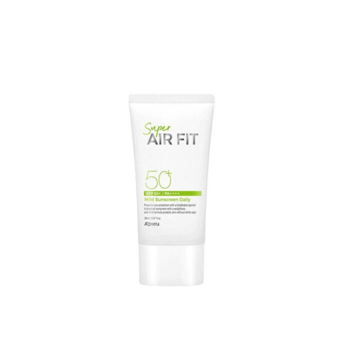 a pieu super air fit mild sunscreen daily spf50 pa 50ml