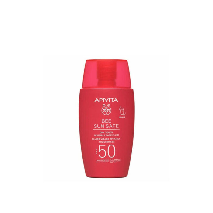 apivita bee sun safe dry touch invisible face fluid spf50 50ml