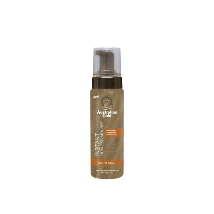 australian gold instant sunless mousse deep bronze 177ml