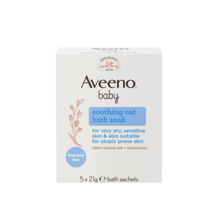 aveeno baby soothing oat bath soak 21g