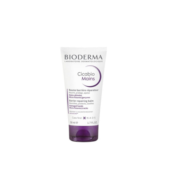 bioderma cicabio mains barrier repairing hand balm 50ml