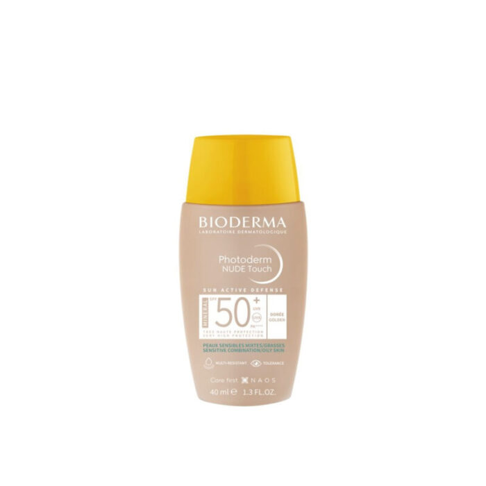 bioderma photoderm nude touch mineral spf50 golden 40ml