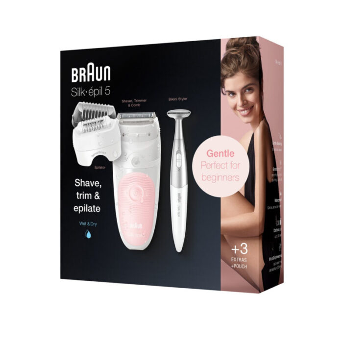 braun silk epil 5 wet dry epilator 5 820 1