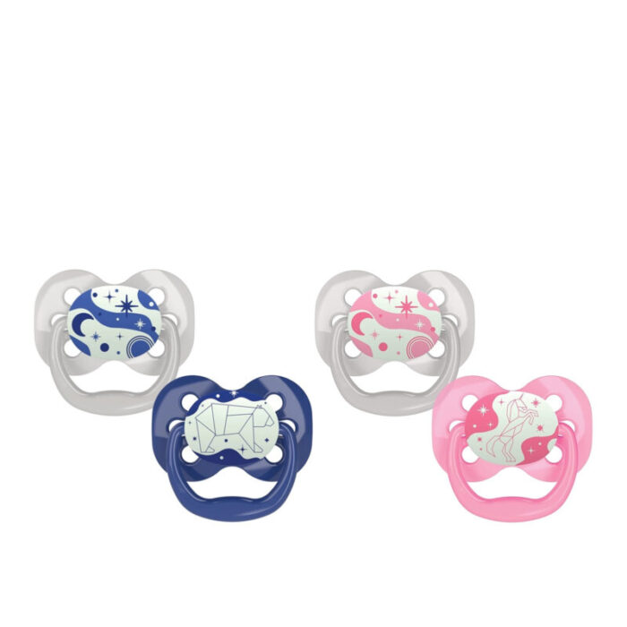 dr brown s advantage glow in the dark pacifier 0 6m