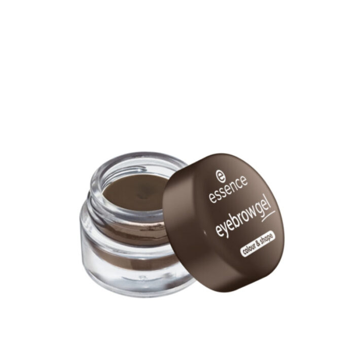 essence eyebrow gel colour shape 04 dark brown 3g