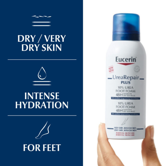 eucerin urearepair plus 10 urea foot foam 150ml9