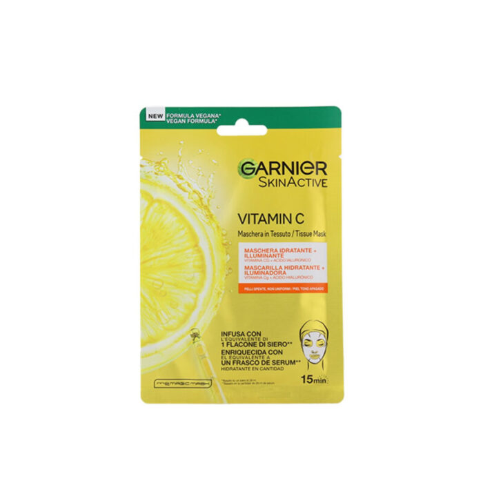 garnier skin active vitamin c tissue mask 28g