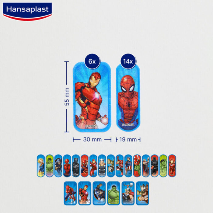 hansaplast marvel super heroes plasters