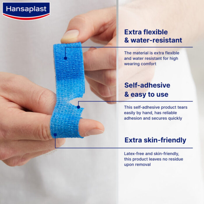 hansaplast med cohesive bandage 4mx6cm