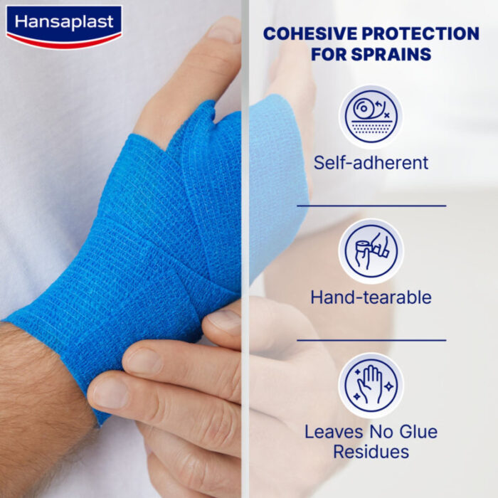 hansaplast med cohesive bandage 4mx6cm