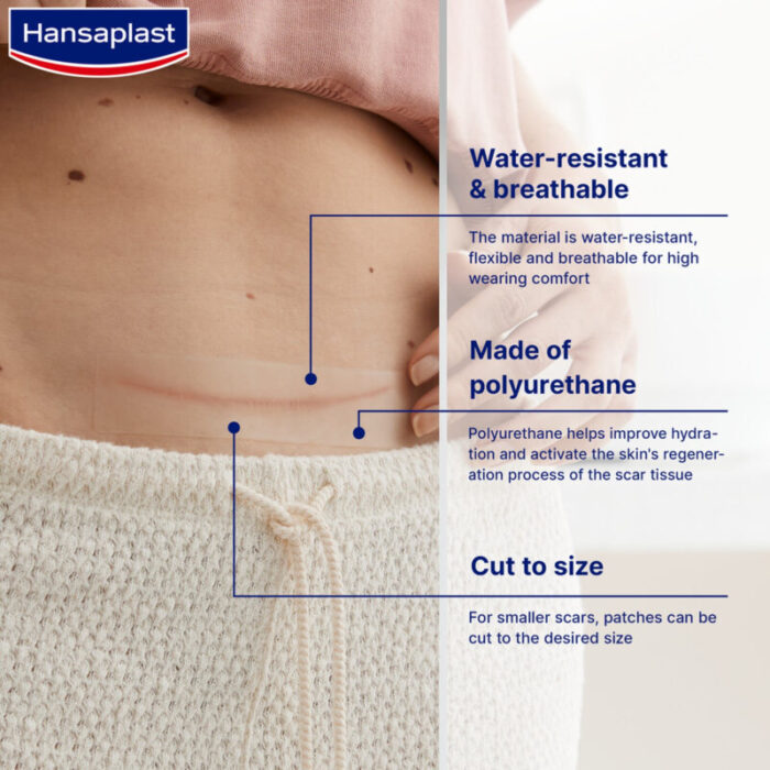 hansaplast scar reducer self adhesive patches