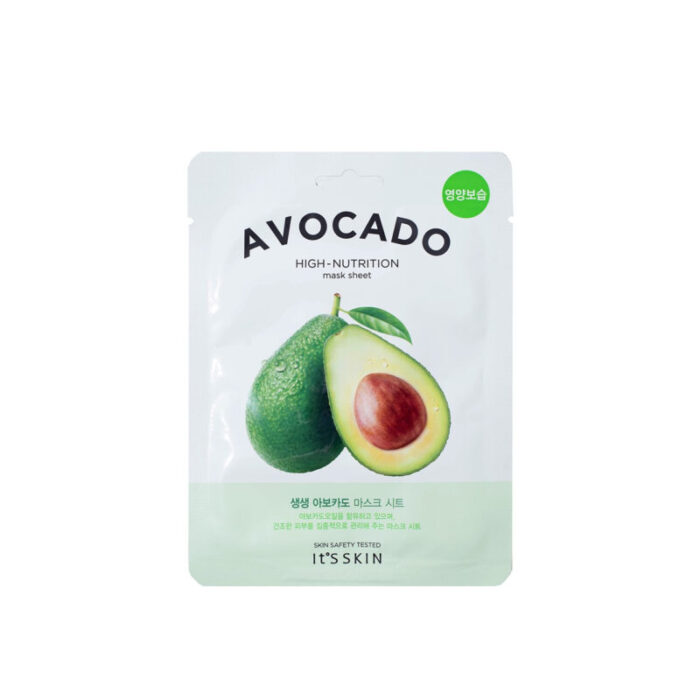 it s skin the fresh high nutrition mask sheet avocado 21g