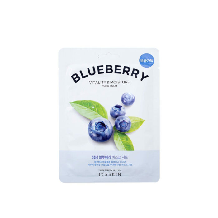 it s skin the fresh vitality moisture mask sheet blueberry 21g