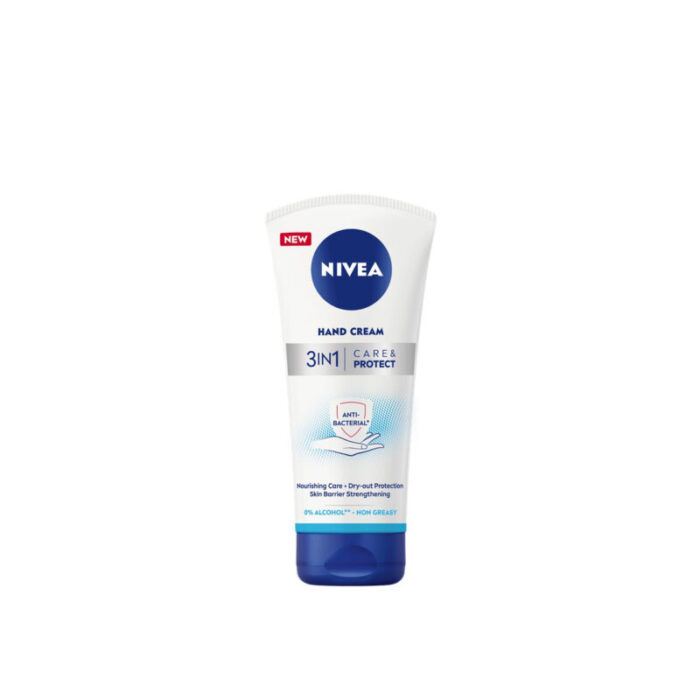 nivea 3in1 care protect hand cream 75ml