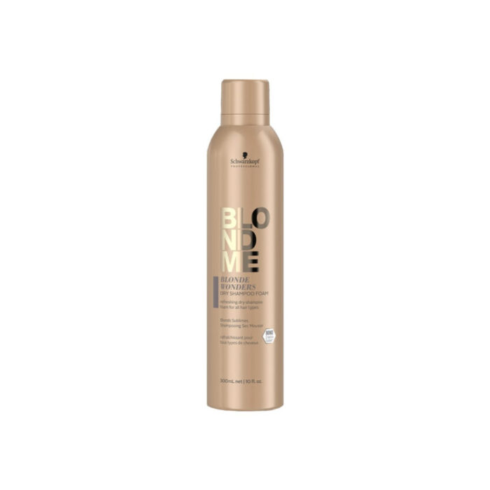 schwarzkopf blondme blonde wonders dry shampoo foam 300ml