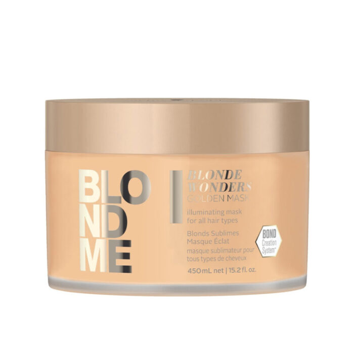 schwarzkopf blondme blonde wonders golden mask 450ml