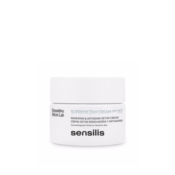 sensilis supreme renewing antiaging detox day cream spf15 50ml