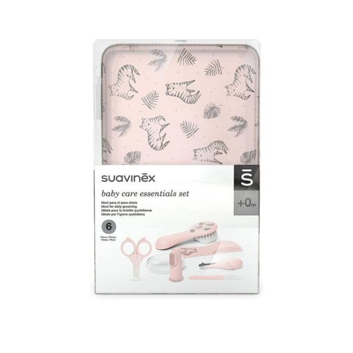 suavinex rose baby care essentials set 4