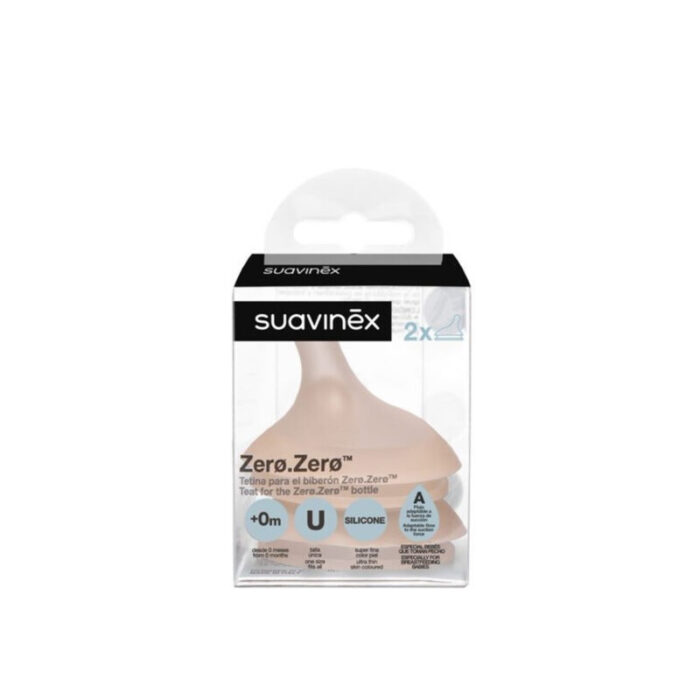 suavinex zero zero anti colic adaptable flow a silicone nipple