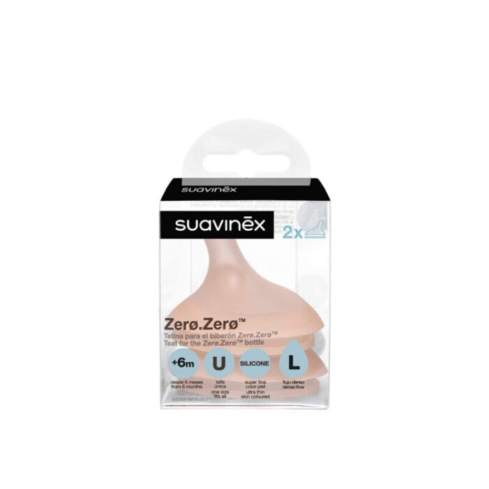 suavinex zero zero anti colic flow l silicone nipple