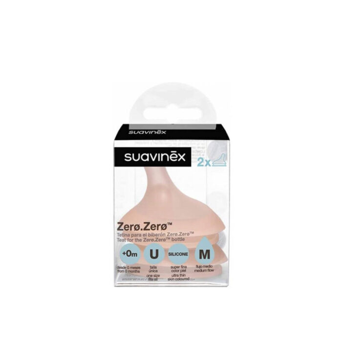 suavinex zero zero anti colic flow m silicone nipple