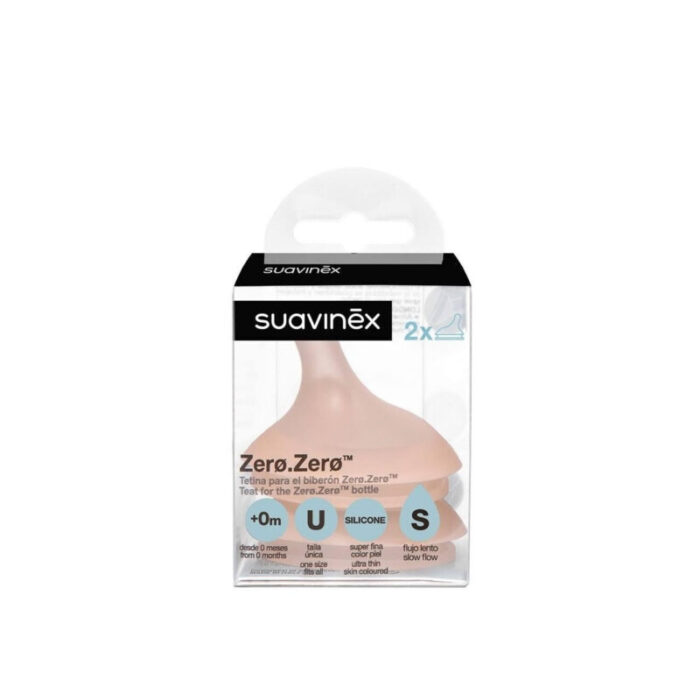 suavinex zero zero anti colic flow s silicone nipple