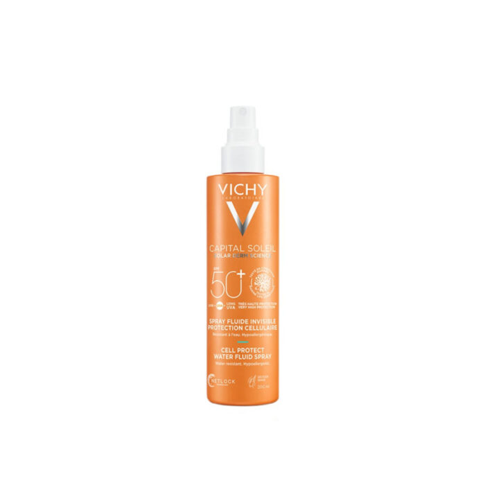 vichy capital soleil cell protect water fluid spray spf50 200ml